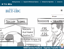 Tablet Screenshot of bet-ibc.com